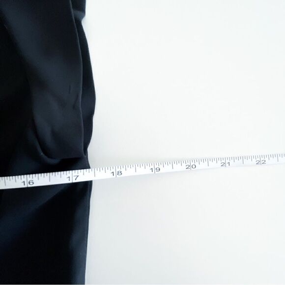 Sweet Rain Blouse Black Sleeveless Front Gold Zipper Women's M Semi-Sheer - Picture 5 of 6